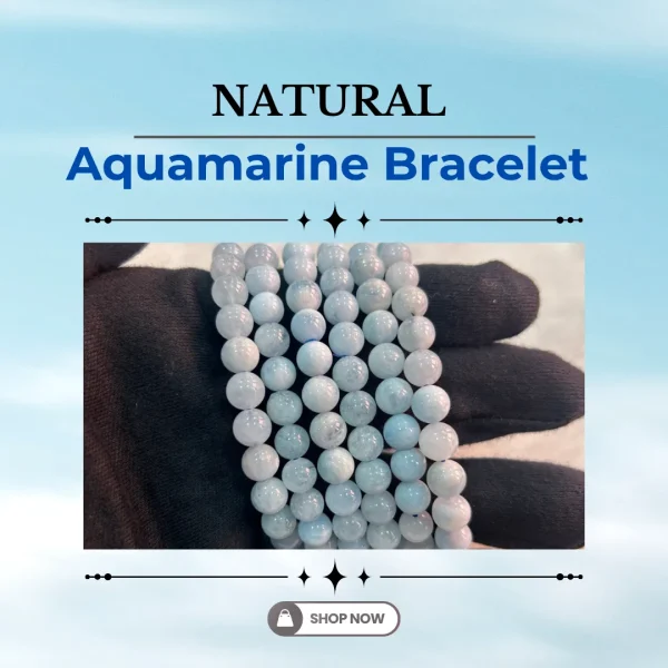 Natural Aquamarine Bracelet