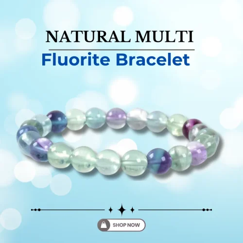 112.webp Natural Multi Fluorite Bracelet