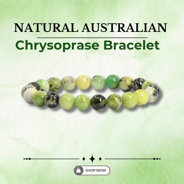 Natural Australian Chrysoprase Bracelet