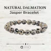 118.webp Natural Dalmation Jasper Bracelet
