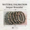 120.webp Natural Dalmation Jasper Bracelet