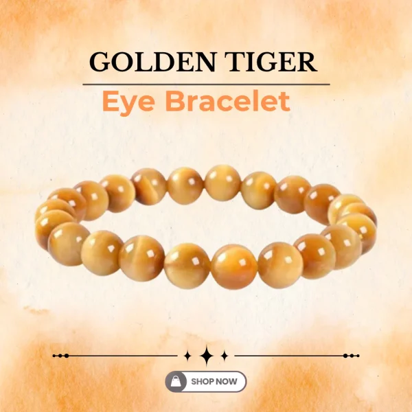 131.webp Gold Tiger Eye Bracelet