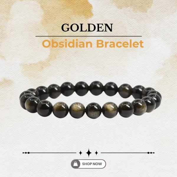 135.webp Golden Obsidian Bracelet