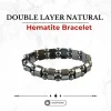 143.webp Double Layer Natural Hematite Bracelet