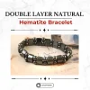 145.webp Double Layer Natural Hematite Bracelet