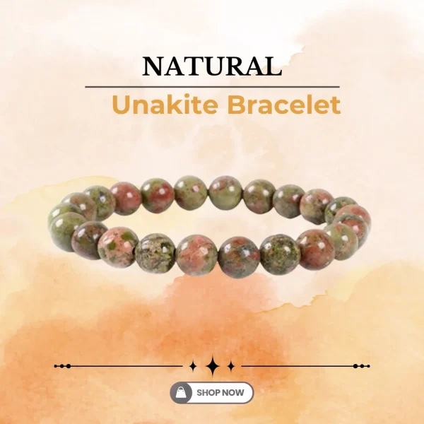 148.webp Natural Unakite Bracelet