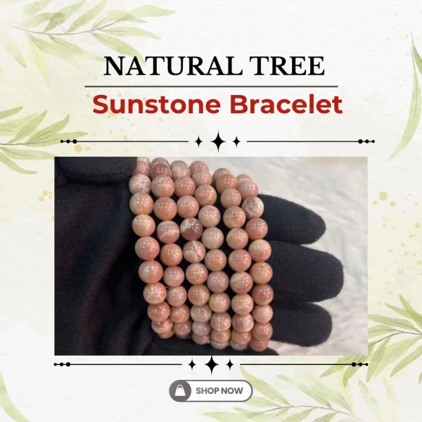 Natural Sunstone Bracelet