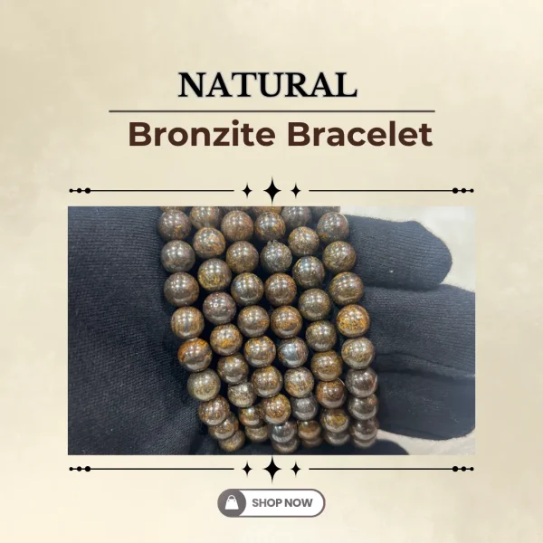 168.webp Natural Bronzite Bracelet