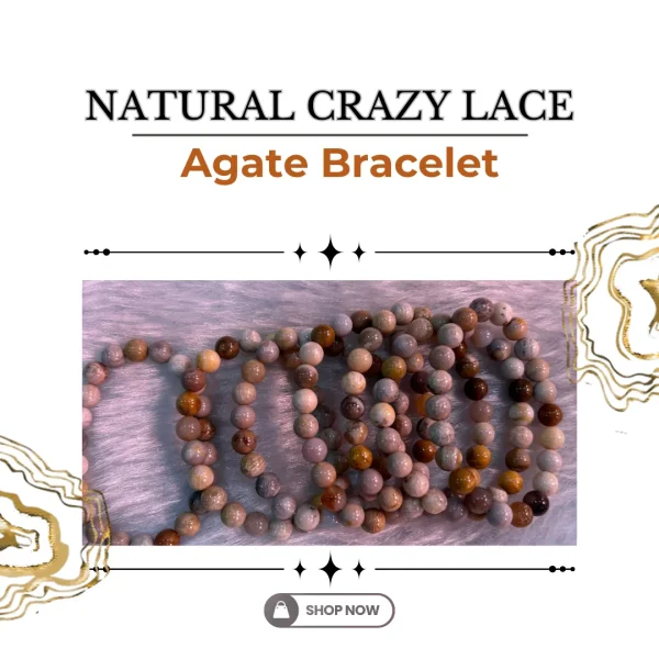 192.webp Natural Crazy Lace Agate Bracelet