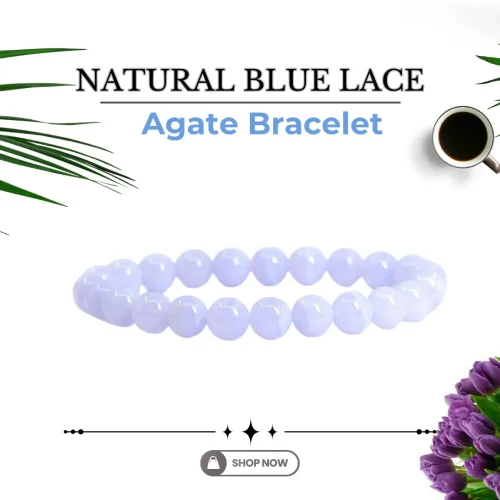 201.webp Natural Blue Lace Agate Bracelet