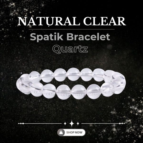 27.jpg Natural Clear Quartz (Spatik) Bracelet