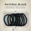 47.webp Natural Black Obsidian Bracelet